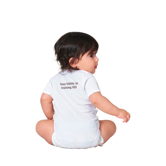 Back side, edit too Custom baby bodysuit, 'I Rock' with name, short sleeves 1813095e-62ef-4ced-93ba-153a44a4d4c1