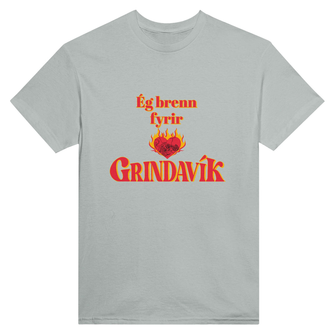 Ash Customizable 'Support Grindavík' t-shirt with Icelandic phrase. Backside customizable. 100% of profits donated.d60cc27a-c0db-4783-90f1-3d381e43d9de