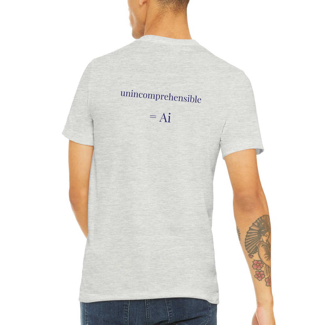 Customizable 'Unincomprehensible = [Your Name]' t-shirt, white solid triblend e7ea04cd-7688-4f59-b71f-28ae4ee027fc