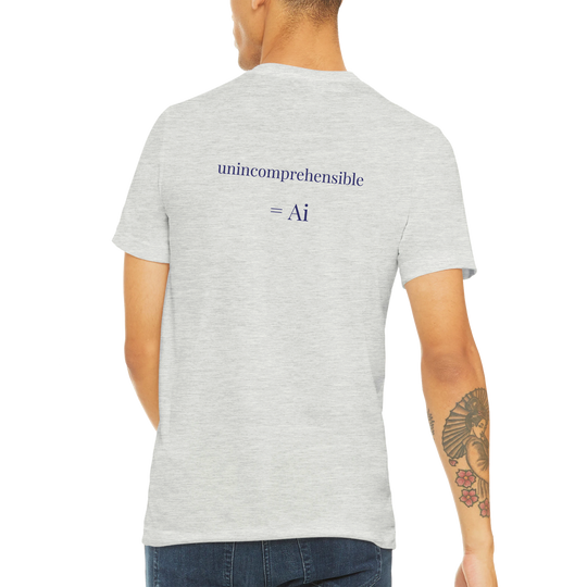 Customizable 'Unincomprehensible = [Your Name]' t-shirt, white solid triblend e7ea04cd-7688-4f59-b71f-28ae4ee027fc