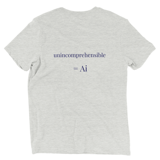 Customizable 'Unincomprehensible = [Your Name]' t-shirt, white solid triblend ea4c76c3-3ae4-4fd1-baf4-5a35e9a55bad